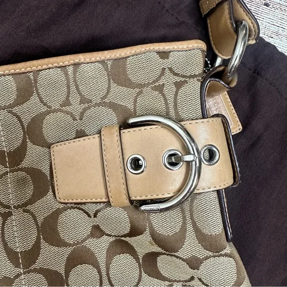 Coach Signature Canvas and Leather Soho 3574 shoulder purse - Picture 5 of 15